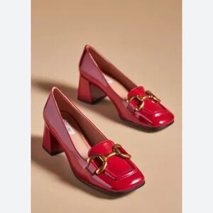 Bibi Lou size 39 Loafer in Red Patent